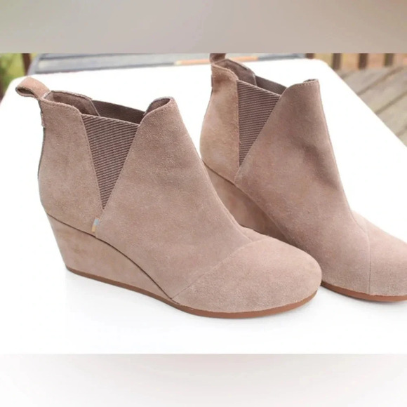 Toms Kelsey wedge ankle boots - Picture 4 of 11